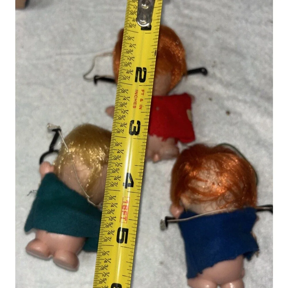 Lot of 3 Vintage 1960’s Moody Cuties Rubber Dolls Happy Smiling SillyCrying Baby